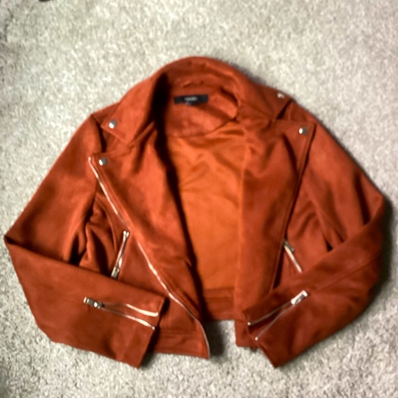 Forever21 suede Moto woman’s jacket - Picture 4 of 6